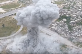 Видео: "Змей Горыныч" уничтожил снайперов террористов в Сирии