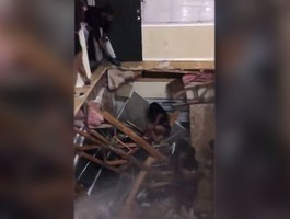В Техасе на вечеринке под танцующими студентами провалился пол