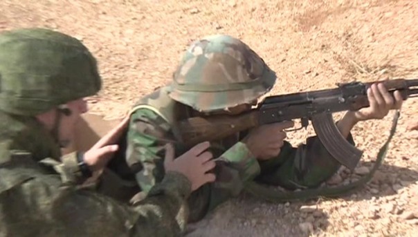 Российские военные начали переподготовку сирийских резервистов