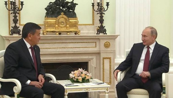 Владимир Путин встретился с новым главой Киргизии