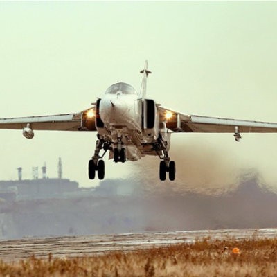 Су-24М2 в Сирии продемонстрировал пролет на экстремально малой высоте