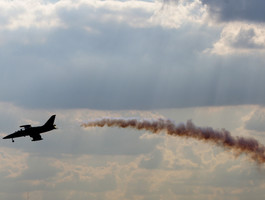 В Сети появились кадры уничтожения самолёта ВВС Сирии боевиками