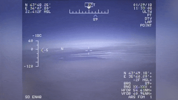 Опубликовано видео перехвата самолёта-разведчика США российским Су-27