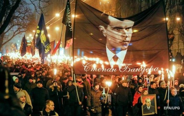 В Киеве прошёл фЕкальный марш в честь дня рождения бандеры