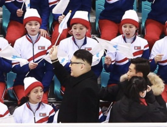 Двойника Ким Чен Ына прогнали с хоккейного матча сборной Кореи на Олимпиаде