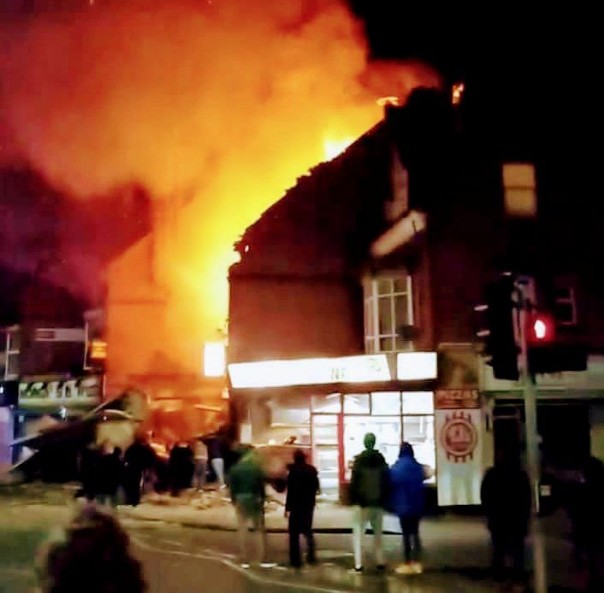 В британском Лестере прогремел мощный взрыв