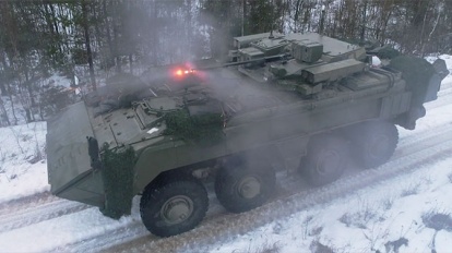 В России появится новый колёсный танк на платформе «Бумеранг»
