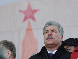 На родине Ленина на митинг Грудинина пришло меньше 300 человек