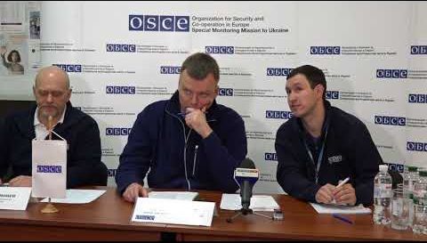 Брифинг с первым заместителем Главы СММ ОБСЕ Александра Хуга: С начала года зафиксировано в Донбассе более 10 тыс. нарушений "режима тишины"