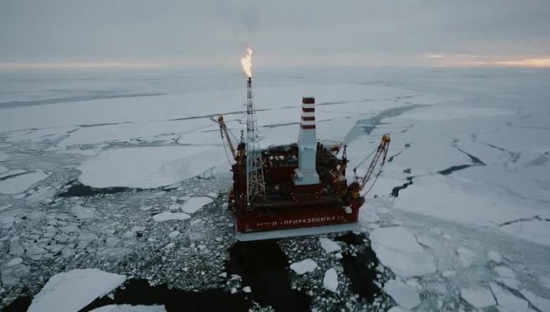 Энергетика. "Приразломная" - рукотворный остров. Специальный репортаж Артема Ямщикова