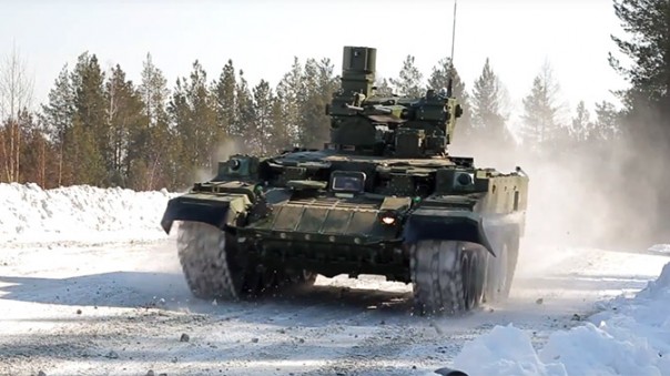 Видео испытаний новых БМПТ «Терминатор» появилось в Сети