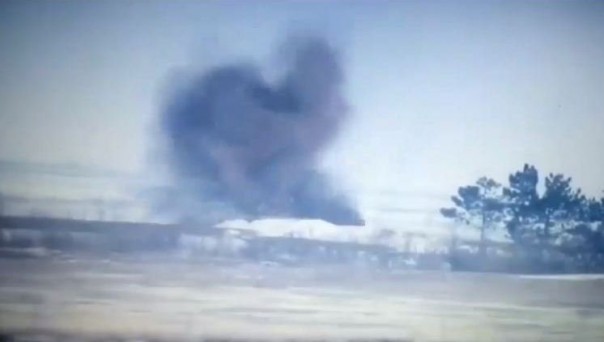 "Метеоритный дождь": На Украине показали, как укрофашисты обстреливают ДНР во время перемирия