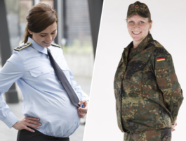 Немецкая армия разработала форму для беременных солдат