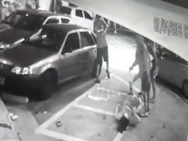 Жену арестованного наркоторговца расстреляли под камерами наблюдения [18+]