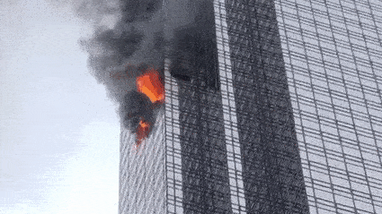 При пожаре в Trump Tower в Нью-Йорке пострадали пять человек