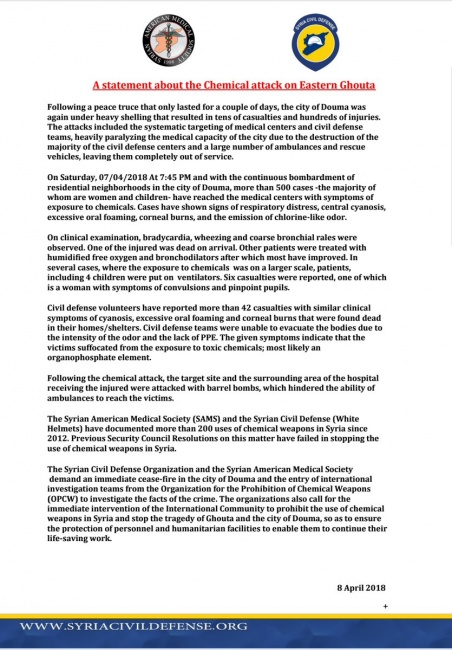 Химические манипуляции в Совбезе ООН | Фотосессия мертвых: как «Белые каски» снимали жертв химатаки в Думе