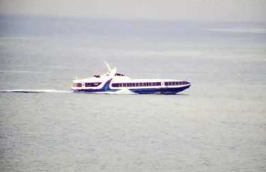 Севастополь. Ходовые испытания СПК "Комета-120М"