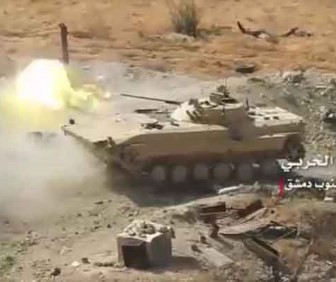 Сирийская армия прорвала первую линию обороны ИГ в Дамаске