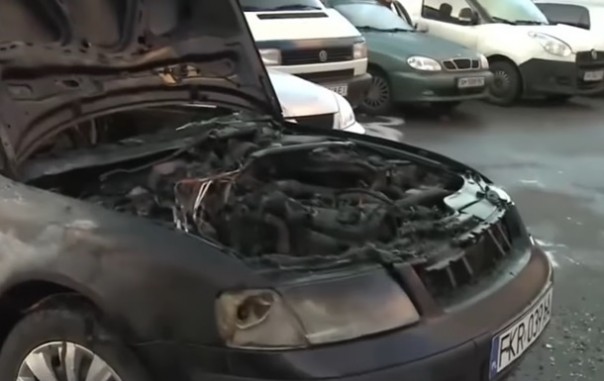 В Киеве за ночь сгорели пять авто