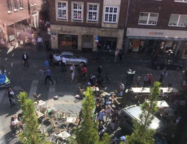 Пасхальный теракт в Мюнстере: Грузовиком протаранившим толпу, управлял немец с психическими отклонениями