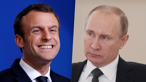 Макрон провозгласил себя "ровней Путину"