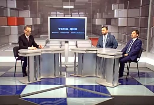ГТРК ЛНР. "Тема Дня". Д. Пушилин, С. Пантелеев 12 мая 2018 г. | "Интервью". Виктор Водолацкий. 12 мая 2018 г.