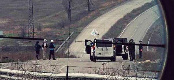 Снайперы ВСУ открыли огонь по сотрудникам ОБСЕ во время их работы на ДФС