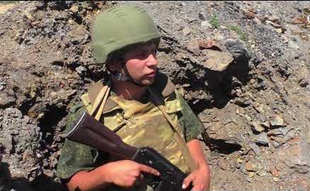 Укрофашисты бросили БМП между позициями под Горловкой