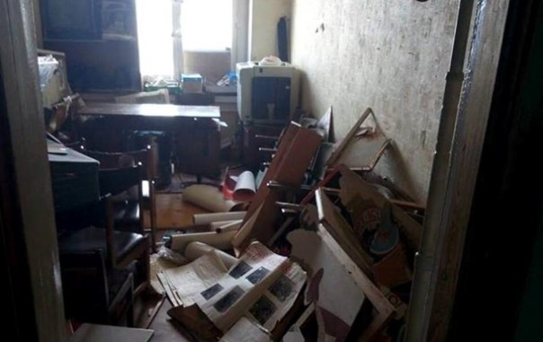 Скаклы отомстили за Первомай: В офисе Трудовой Харьковщины устроили погром