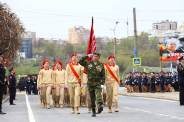 Юнармейцы станут украшением Парада Победы на Красной площади