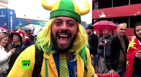 «RT — офигенна»: бразильский болельщик «повторил» мем про Россию