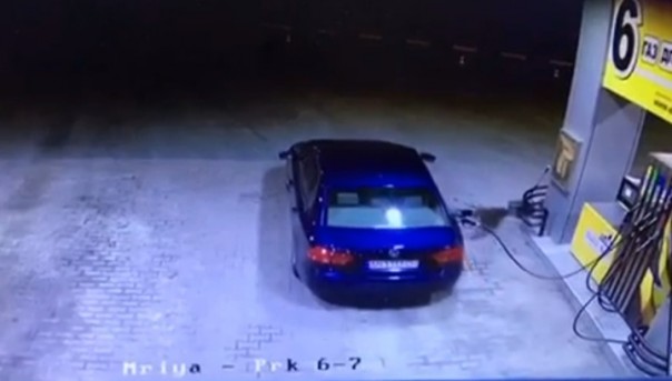 Забывчивый водитель сжег заправку под Киевом