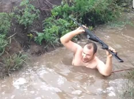 На Донбассе затопило окопы хрюмбергов