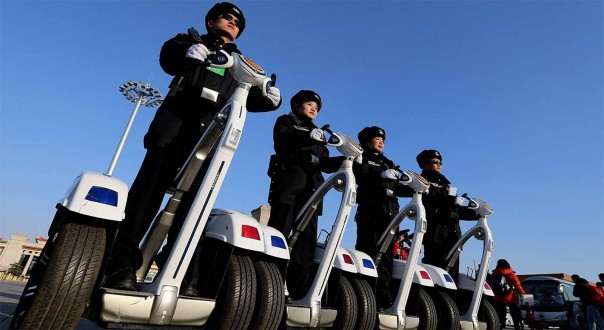 Хипстерский гироциклетный батальон. Как тебе такое, Илон Маск?