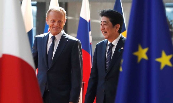 К соглашению о свободной торговле между Японией и Евросоюзом