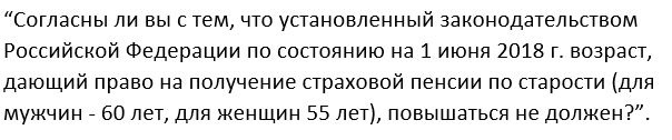 ЦИК одобрила три варианта вопроса на «пенсионный референдум» в России