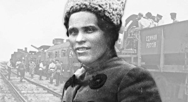 Кто кого: анархисты против белых бронепоездов