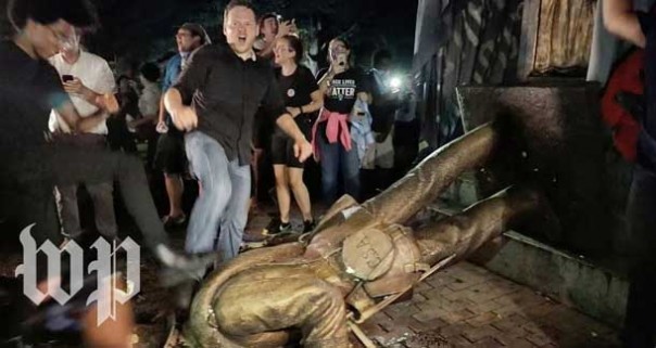 CNN: студенты низвергли «Молчаливого Сэма», один из символов истории США