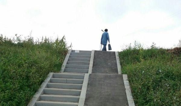 Во Владимире построили спуск для инвалидов-экстремалов