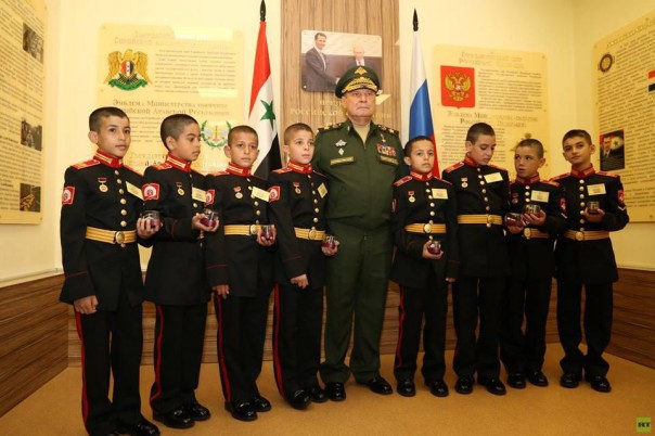 Подростки из Сирии начали обучение в кадетском классе при Военной академии МТО