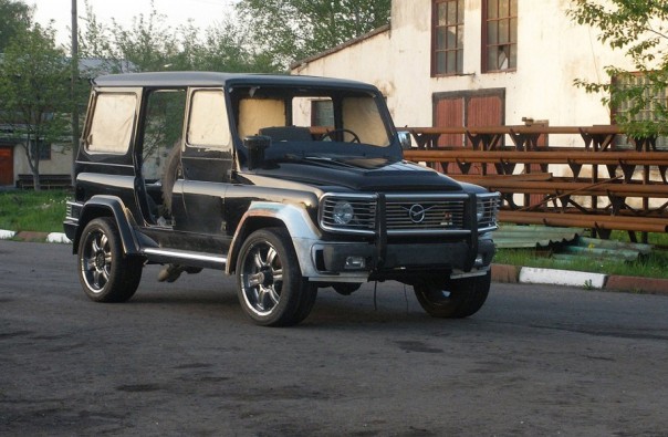 Гелики для бедных. На Украине их делают из УАЗа