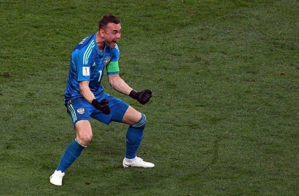 Акинфеев рассказал об эмоциях во время отбитого пенальти с Испанией