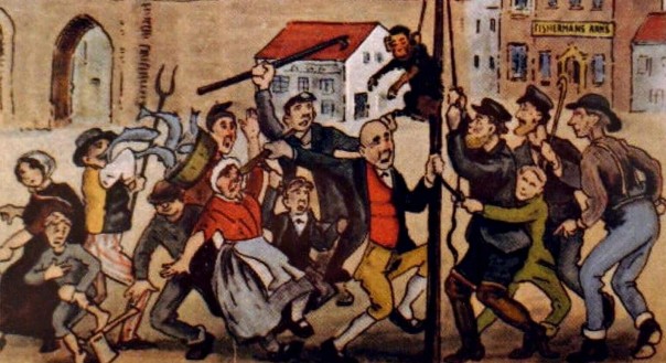 Правда ли? История о том, как англичане приняли обезьяну за шпиона