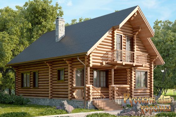 Дизайнерское проектирование деревянного дома из бревна: секреты стиля