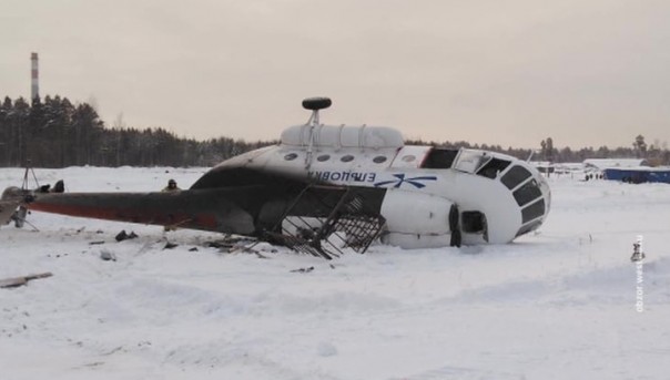 Под Томском упал вертолет Ми-8, есть пострадавшие