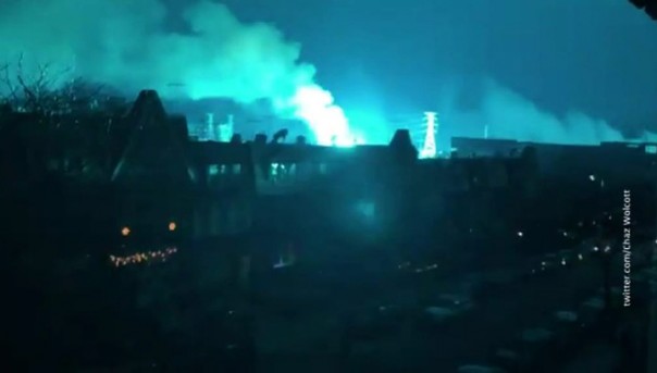 Зарево над Нью-Йорком вызвал взрыв, а не инопланетяне