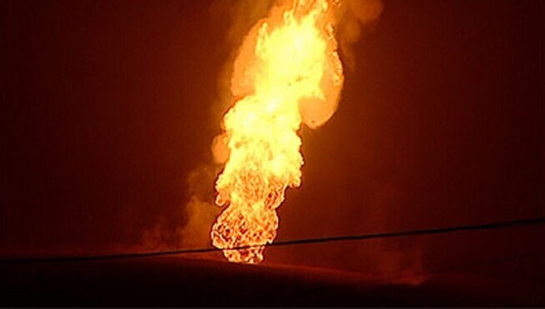 В Подмосковье горел газопровод