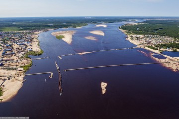 Дан старт строительству моста через реку Пур на Ямале
