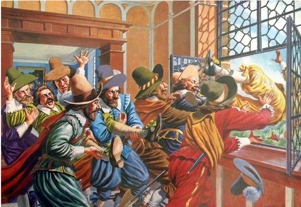 Маленькое хобби чехов - выбрасывать из окна всех, кто им не нравится