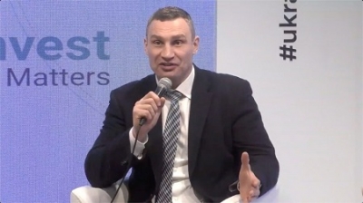 Кличко оконфузился в Давосе, не сумев выговорить слово